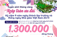 🎉 🎉 🎉  Tuyển sinh tháng vàng - Ngập tràn ưu đãi 🎉 🎉 🎉