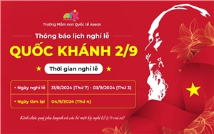 🇻🇳 THÔNG BÁO LỊCH NGHỈ LỄ QUỐC KHÁNH 2/9