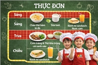 Thực đơn tháng 5 năm 2026