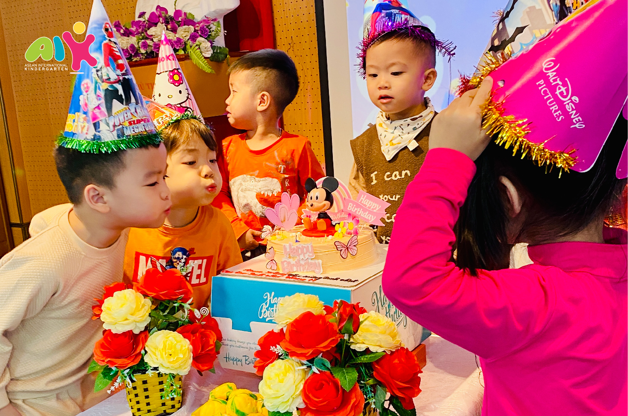 🎂 Asean School tổ chức sinh nhật cho các bé tháng 11 🍭