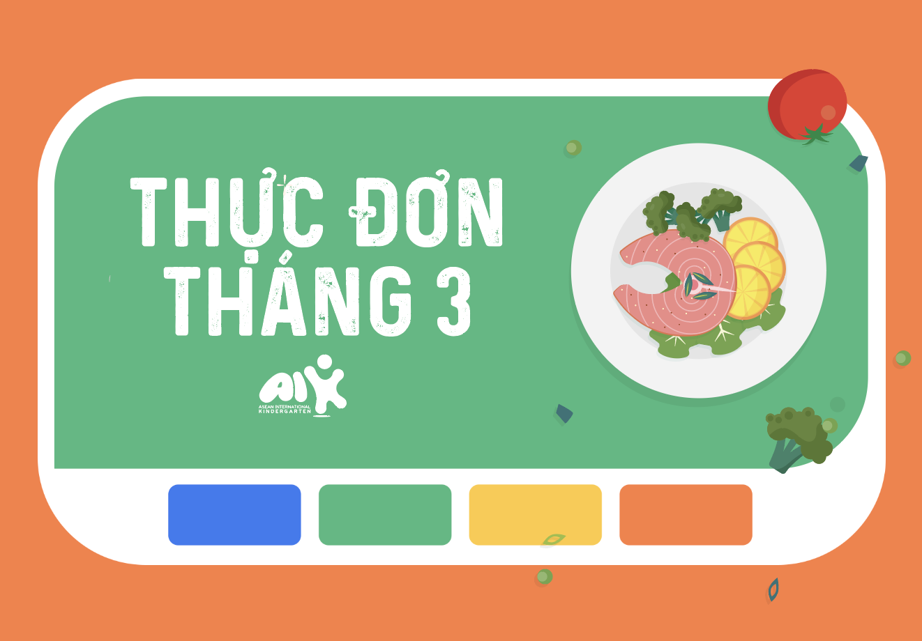 Thực đơn tháng 3 năm 2024