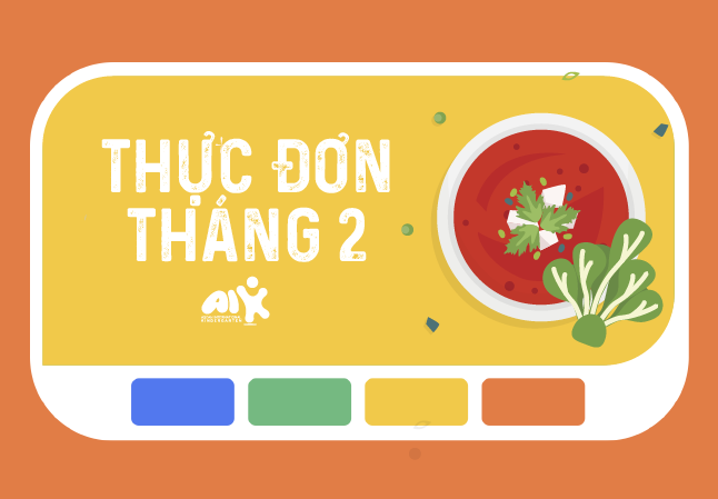 Thực đơn tháng 2 năm 2024